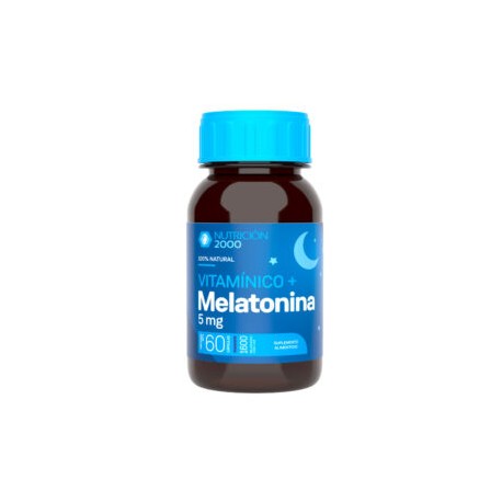 Vitamínico + Melatonina 5 mg 60 Cápsulas Nutrición 2000