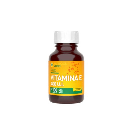 Vitamina E 400 u.i. 100 Cápsulas 630 mg Nutrición 2000