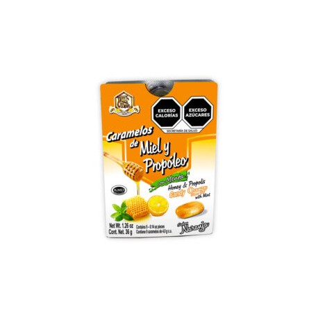 Caramelos de Miel y Propóleo Naranja Tia Trini