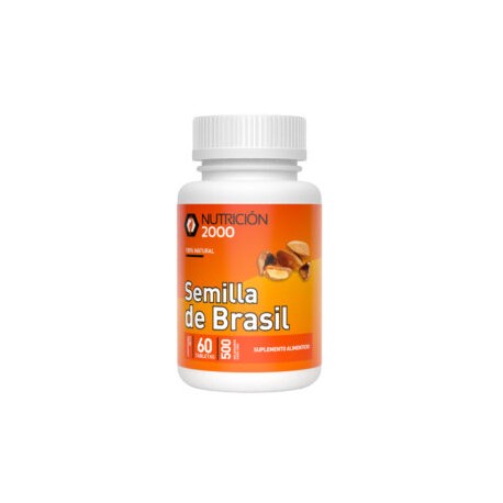 Semilla de Brasil 60 Tabletas 500 mg Nutrición 2000