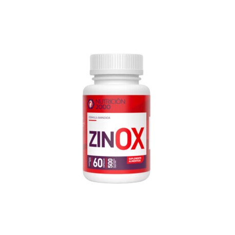 Zinox Pro 60 Cápsulas 500 mg Nutrición 2000