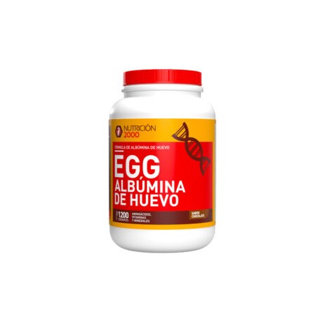 Egg Albumina de Huevo Sabor Chocolate 1200 g Nutrición 2000