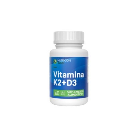 Vitamina K2+D3 60 Cápsulas 500 mg