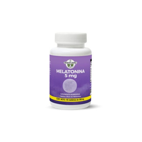 Melatonina 5 mg 45 Tabletas Pasiguaro