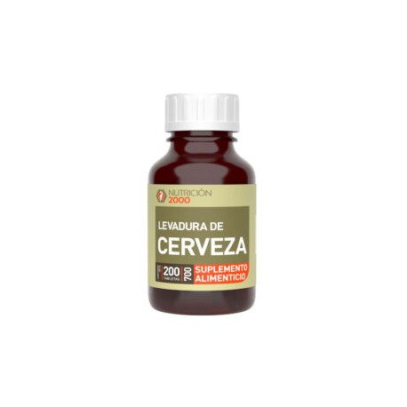 Levadura de Cerveza 200 Tabletas 700 mg Nutrición 2000