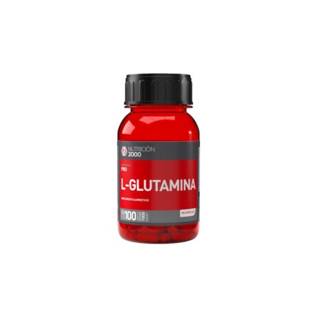 L-Glutamina Pro 100 Cápsulas 1g Nutrición 2000