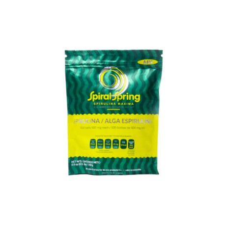 Alga Espirulina Spiral Spring 500 Tabs