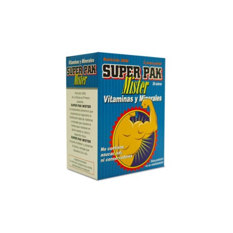 Super Pak Mister 30 Sobres Nutrición 2000