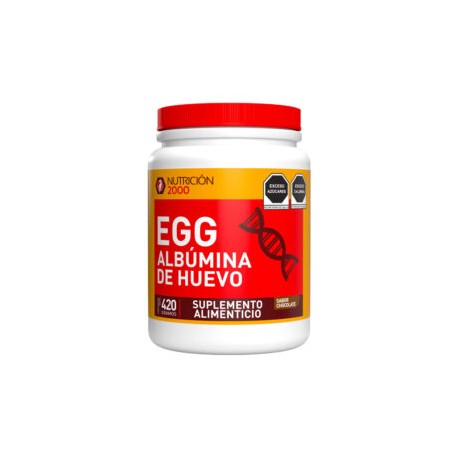 Egg Albúmina de Huevo Sabor Chocolate 420 g Nutrición 2000