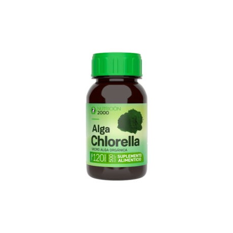 Alga Chlorella 120 Cápsulas Nutrición 2000