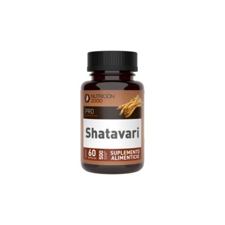 Shatavari 60 Cápsulas 500 mg Nutrición 2000