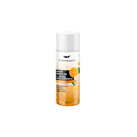Agua Micelar a Hialurónico – Vitamina C 250 ml Shanaturals