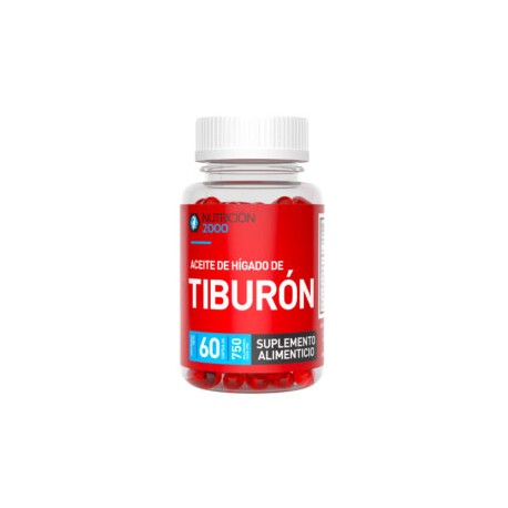 Aceite de Hígado de Tiburón 60 Cápsulas Nutrición 2000